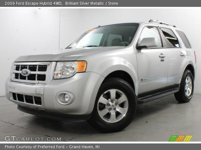 2009 Ford Escape Hybrid 4WD in Brilliant Silver Metallic