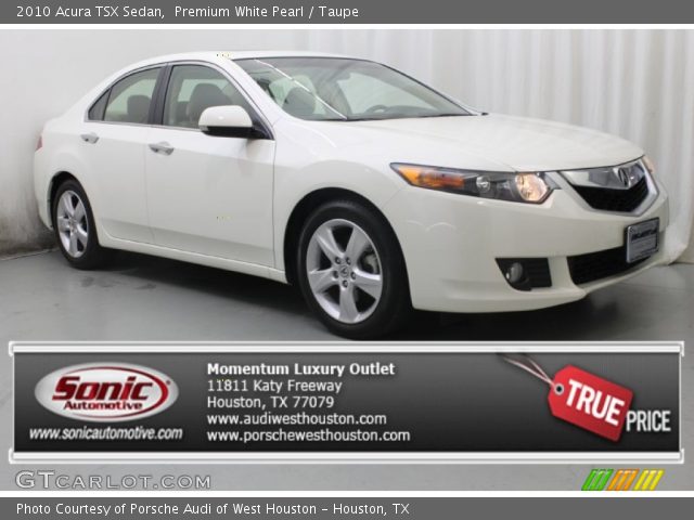2010 Acura TSX Sedan in Premium White Pearl