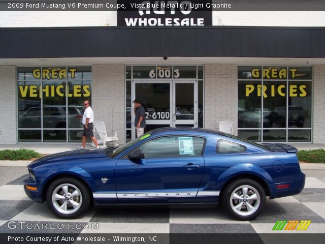 2009 Ford Mustang V6 Premium Coupe in Vista Blue Metallic