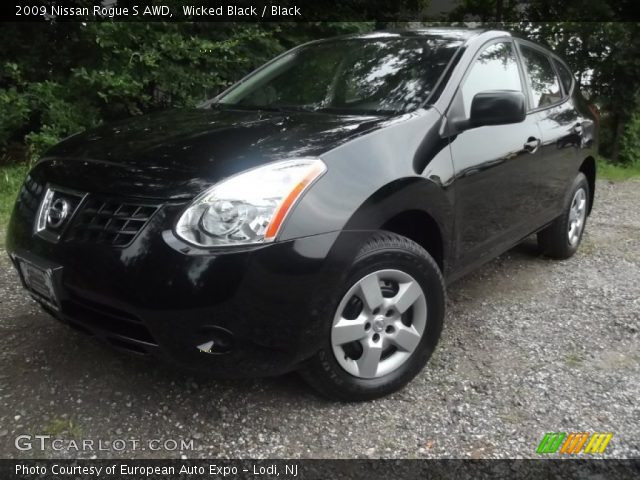 2009 Nissan Rogue S AWD in Wicked Black