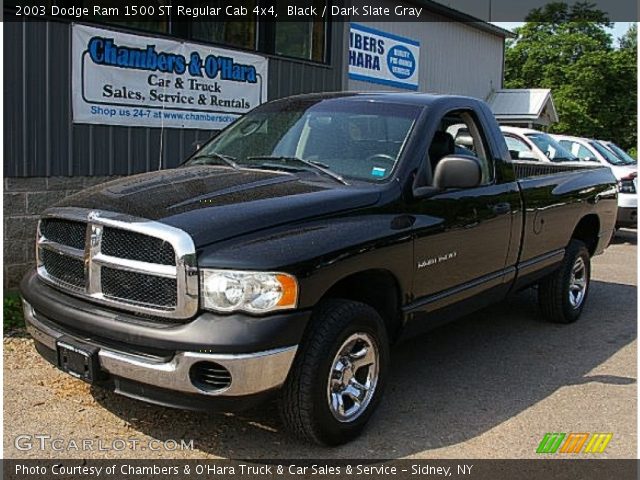 2003 Dodge Ram 1500 ST Regular Cab 4x4 in Black
