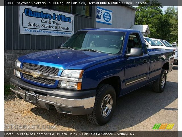 2003 Chevrolet Silverado 1500 Regular Cab 4x4 in Arrival Blue Metallic