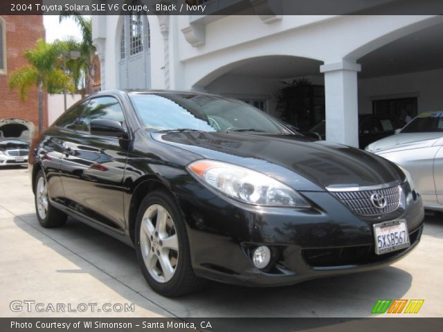 2004 Toyota Solara SLE V6 Coupe in Black