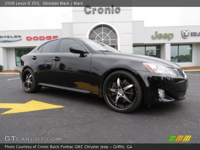 2008 Lexus IS 350 in Obsidian Black