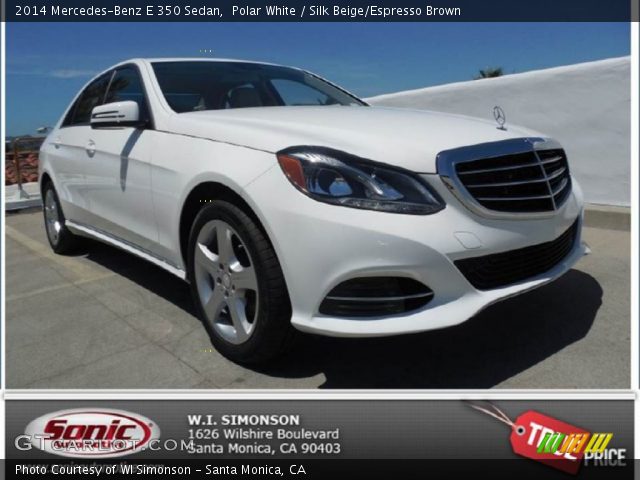 2014 Mercedes-Benz E 350 Sedan in Polar White