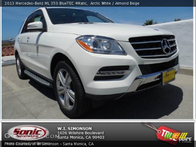 2013 Mercedes-Benz ML 350 BlueTEC 4Matic in Arctic White