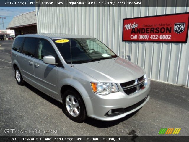 2012 Dodge Grand Caravan Crew in Bright Silver Metallic