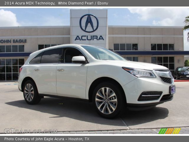 2014 Acura MDX Technology in White Diamond Pearl