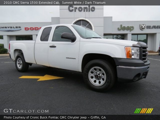 2010 GMC Sierra 1500 Extended Cab in Summit White