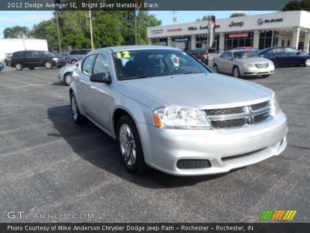 2012 Dodge Avenger SE in Bright Silver Metallic