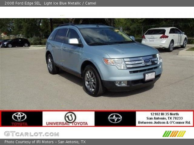 2008 Ford Edge SEL in Light Ice Blue Metallic