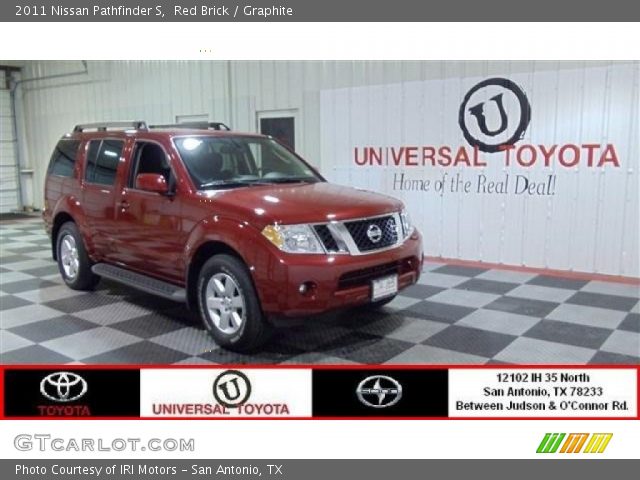 2011 Nissan Pathfinder S in Red Brick
