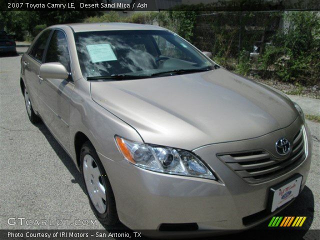 2007 Toyota Camry LE in Desert Sand Mica