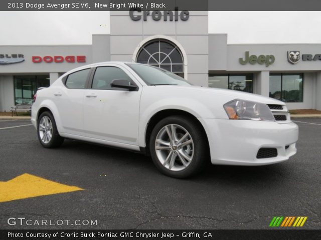 2013 Dodge Avenger SE V6 in New Bright White