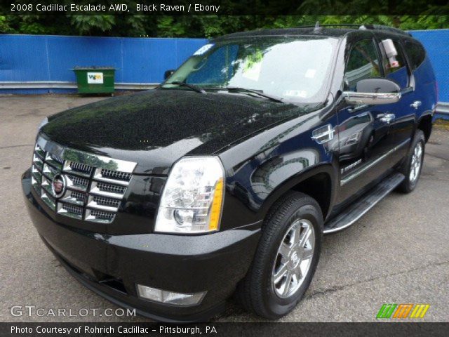 2008 Cadillac Escalade AWD in Black Raven