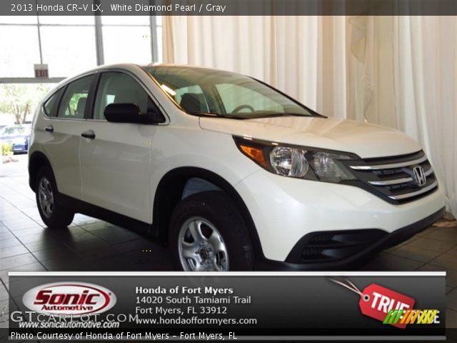 2013 Honda CR-V LX in White Diamond Pearl