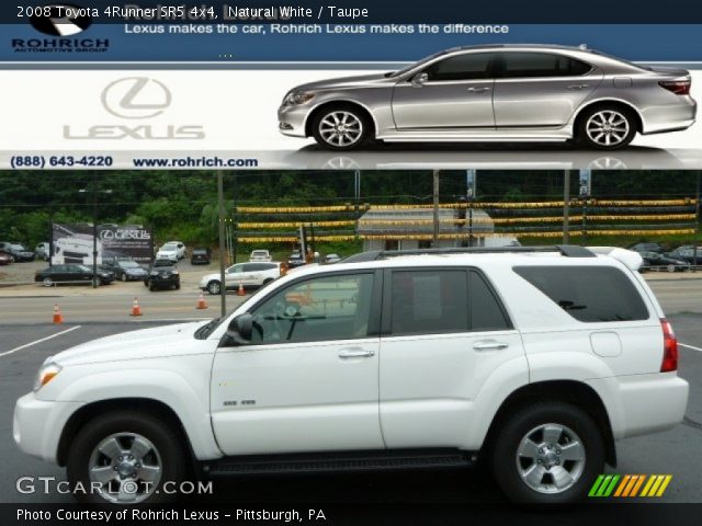2008 Toyota 4Runner SR5 4x4 in Natural White