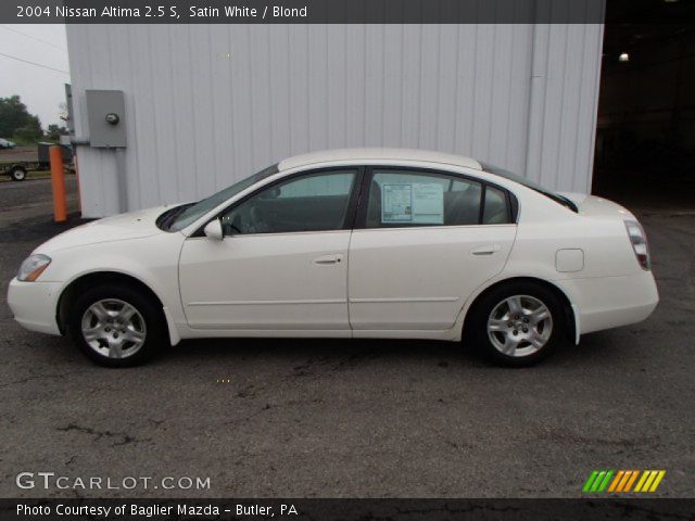 2004 Nissan Altima 2.5 S in Satin White