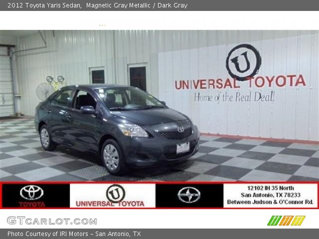 2012 Toyota Yaris Sedan in Magnetic Gray Metallic