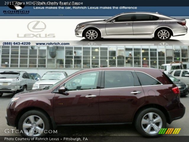 2011 Acura MDX  in Dark Cherry Pearl