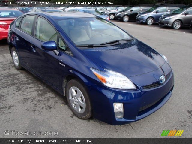 2011 Toyota Prius Hybrid II in Blue Ribbon Metallic