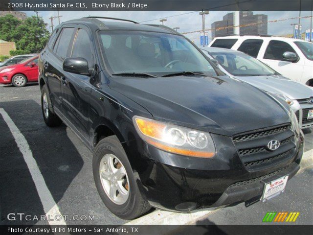 2008 Hyundai Santa Fe GLS in Ebony Black