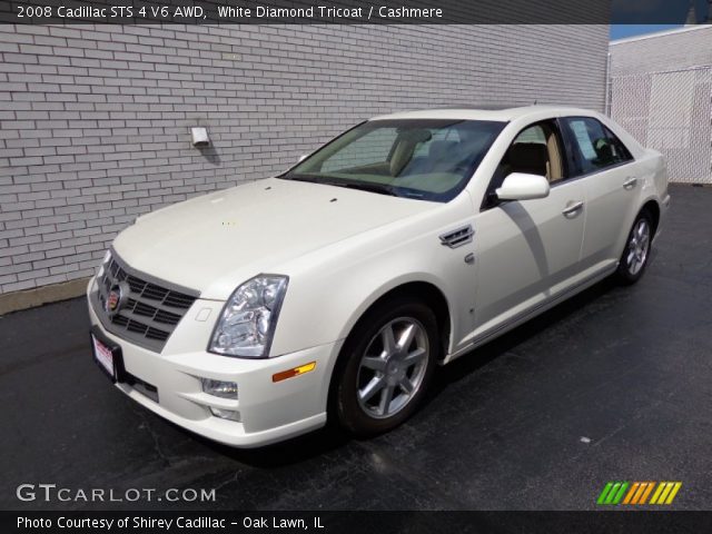 2008 Cadillac STS 4 V6 AWD in White Diamond Tricoat