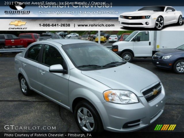 2011 Chevrolet Aveo LT Sedan in Ice Silver Metallic