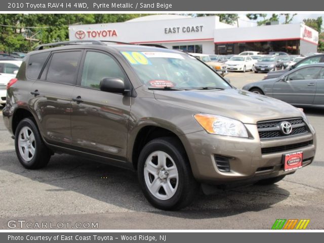 2010 Toyota RAV4 I4 4WD in Pyrite Metallic