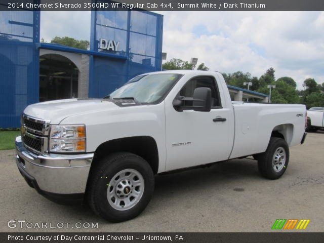 2014 Chevrolet Silverado 3500HD WT Regular Cab 4x4 in Summit White