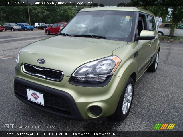 2012 Kia Soul + in Alien Green