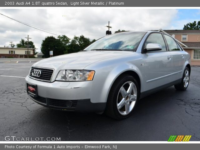 2003 Audi A4 1.8T quattro Sedan in Light Silver Metallic