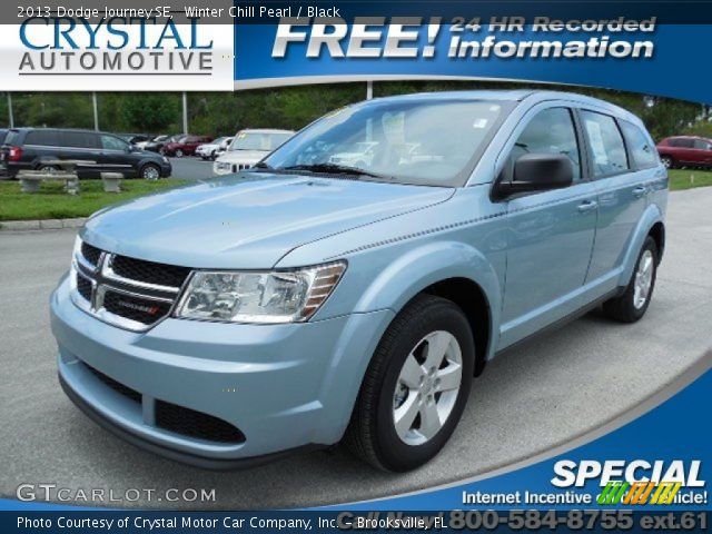 2013 Dodge Journey SE in Winter Chill Pearl