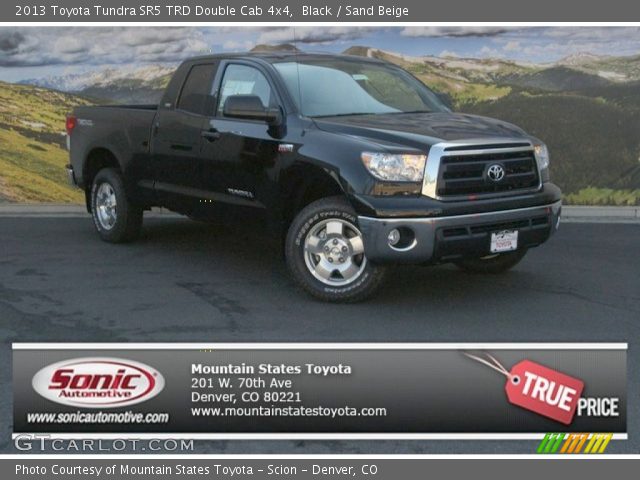 2013 Toyota Tundra SR5 TRD Double Cab 4x4 in Black