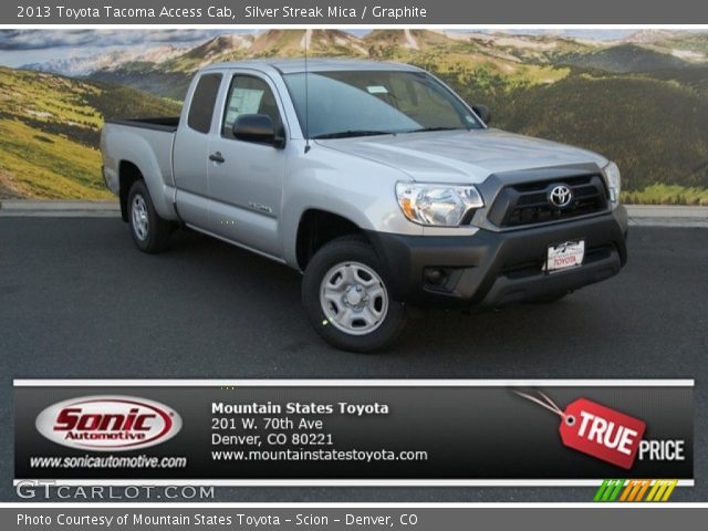 2013 Toyota Tacoma Access Cab in Silver Streak Mica