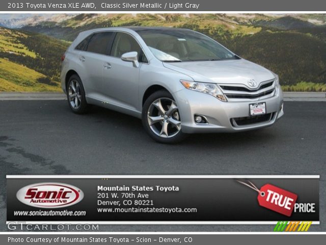 2013 Toyota Venza XLE AWD in Classic Silver Metallic