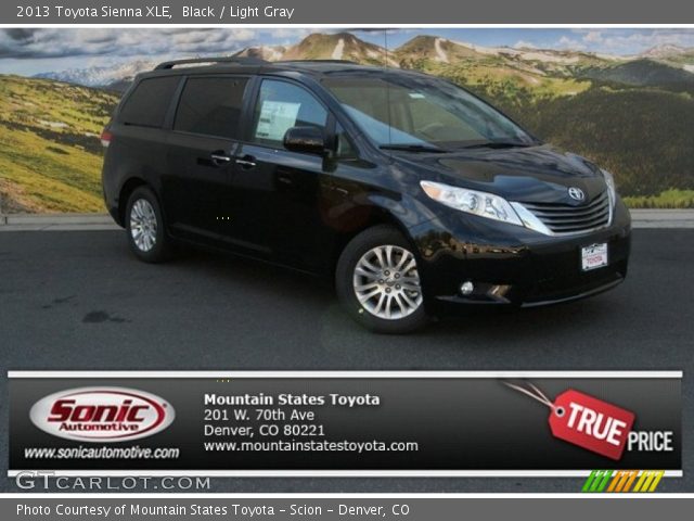 2013 Toyota Sienna XLE in Black