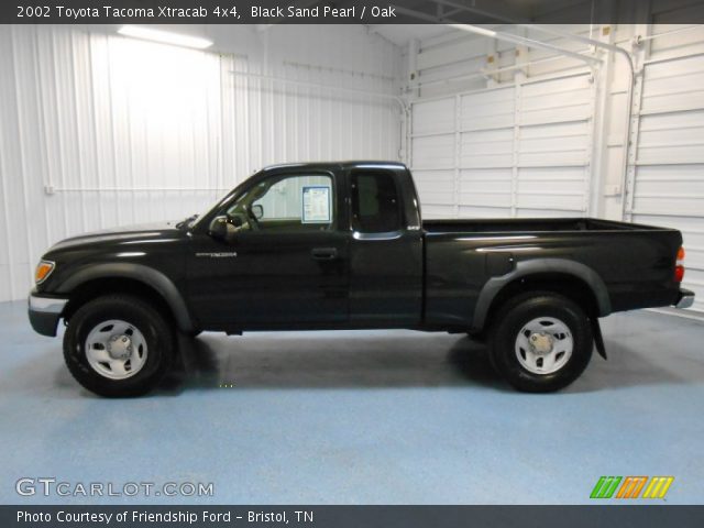 2002 Toyota Tacoma Xtracab 4x4 in Black Sand Pearl