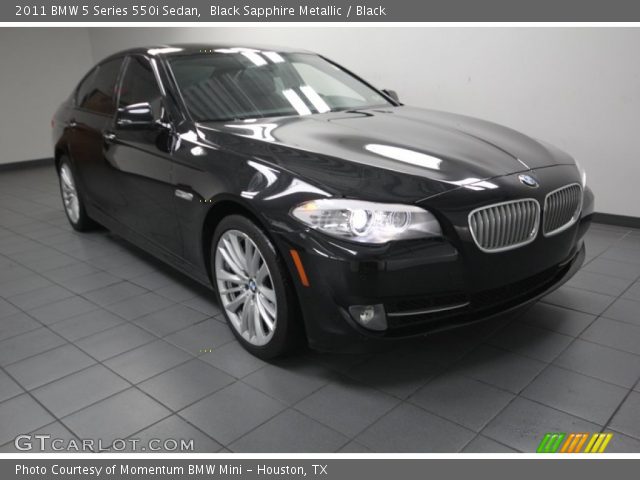 2011 BMW 5 Series 550i Sedan in Black Sapphire Metallic