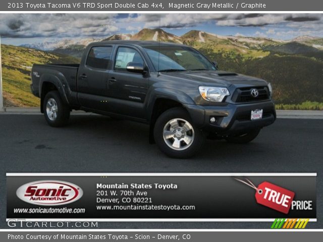 2013 Toyota Tacoma V6 TRD Sport Double Cab 4x4 in Magnetic Gray Metallic