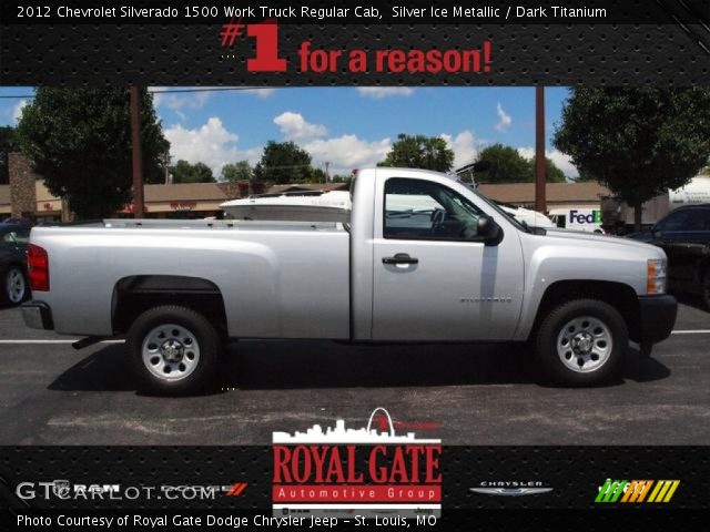 2012 Chevrolet Silverado 1500 Work Truck Regular Cab in Silver Ice Metallic