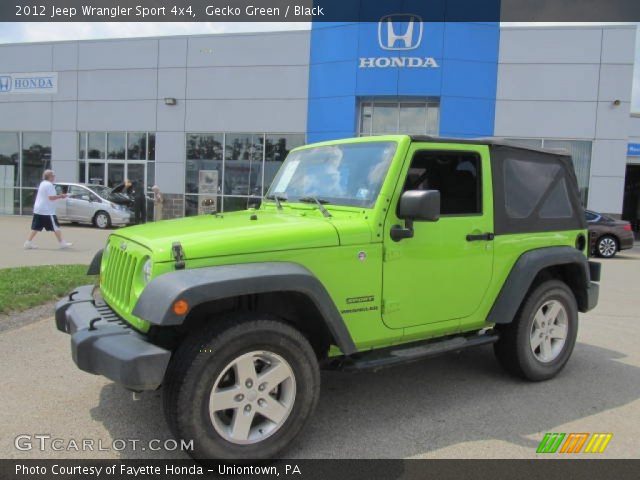2012 Jeep Wrangler Sport 4x4 in Gecko Green