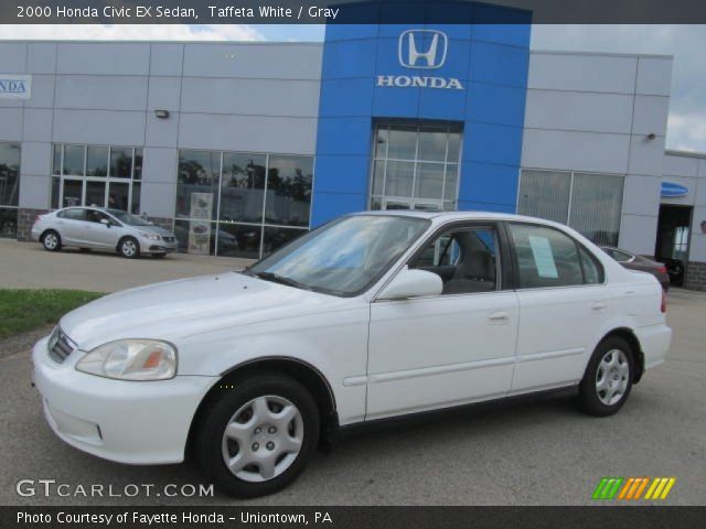 2000 Honda Civic EX Sedan in Taffeta White