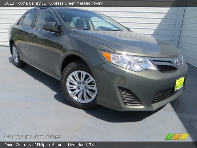 2013 Toyota Camry LE in Cypress Green Metallic