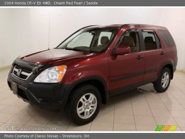 2004 Honda CR-V EX 4WD in Chianti Red Pearl
