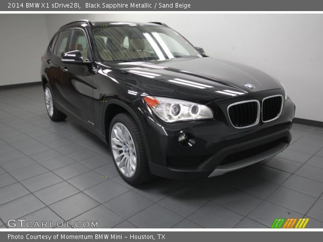2014 BMW X1 sDrive28i in Black Sapphire Metallic