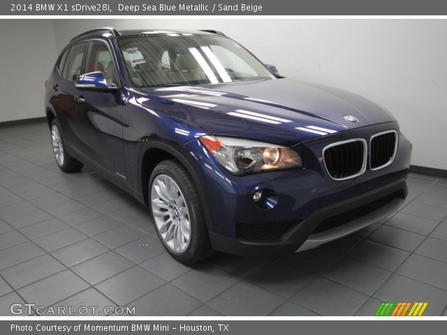 2014 BMW X1 sDrive28i in Deep Sea Blue Metallic