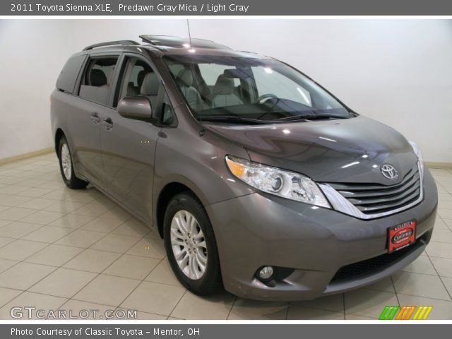 2011 Toyota Sienna XLE in Predawn Gray Mica