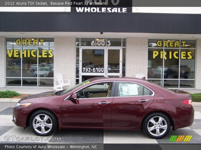 2012 Acura TSX Sedan in Basque Red Pearl