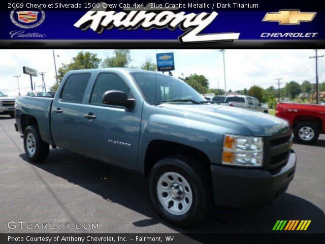 2009 Chevrolet Silverado 1500 Crew Cab 4x4 in Blue Granite Metallic